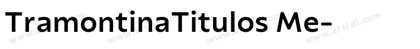 TramontinaTitulos Me字体转换